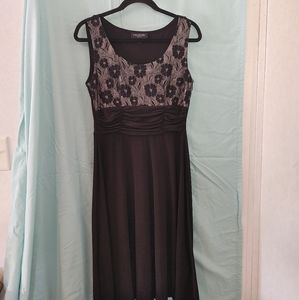 Classy floral cocktail dress